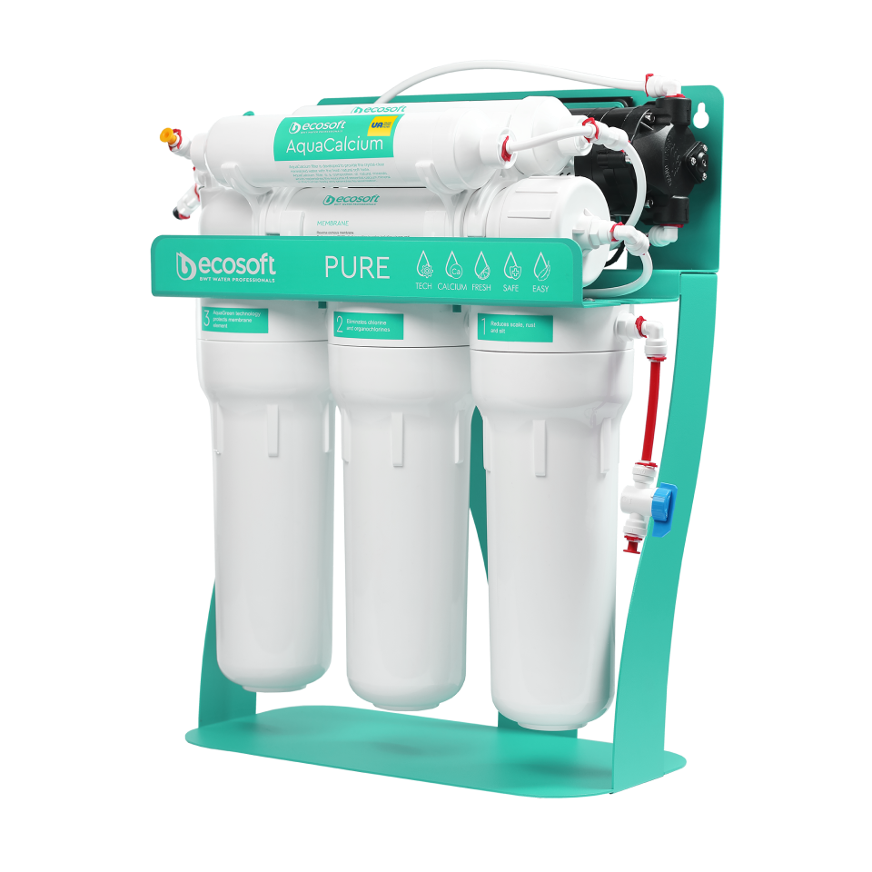 P’URE AquaCalcium Mint me pompë dhe raft metalik - Image 2